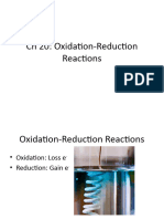 CH 20 Redox Reactions