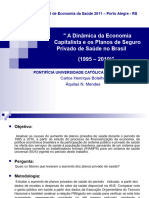 Apresentação - Economia Da Saúde