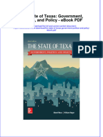 Ebook The State of Texas Government Politics and Policy PDF Full Chapter PDF