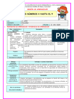 1º U2 s1 Sesion d4 Mat Los Numeros Del 4 Al 9