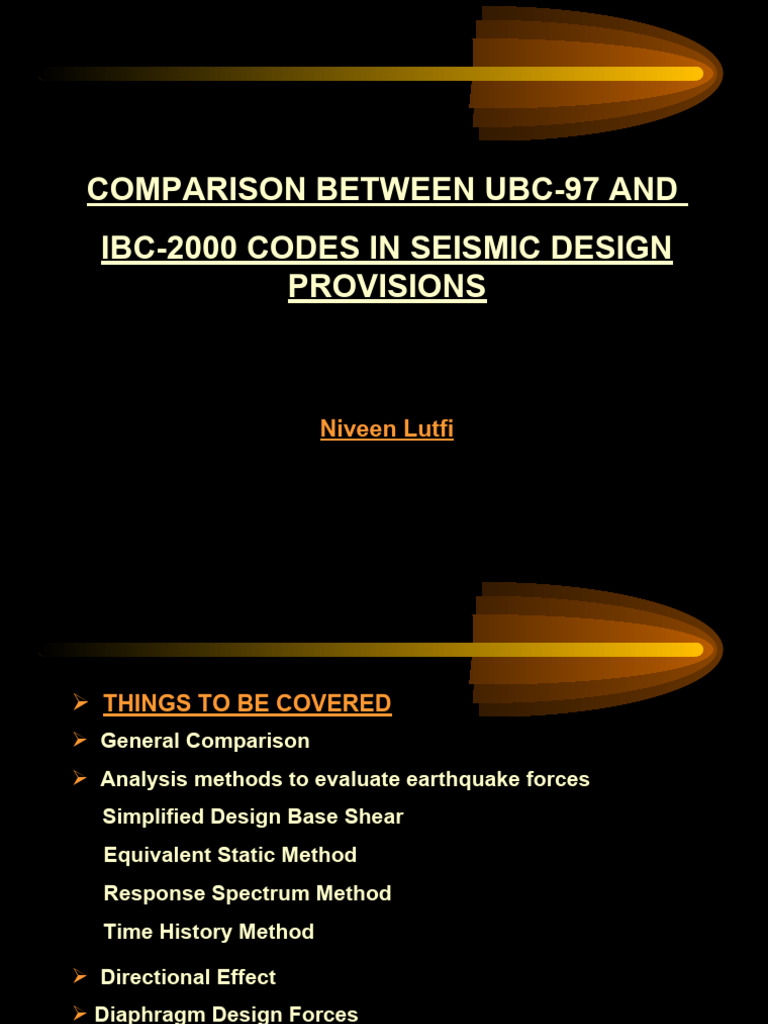 Comparison Between UBCIBC Codes PDF Applied And Interdisciplinary