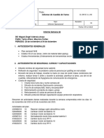 Informe Cambio de Turno especialidad ciclones y piping semana 48