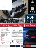 Spec Sheet Yaris Cross