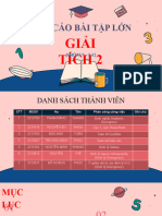 BTL Giải Tích 2