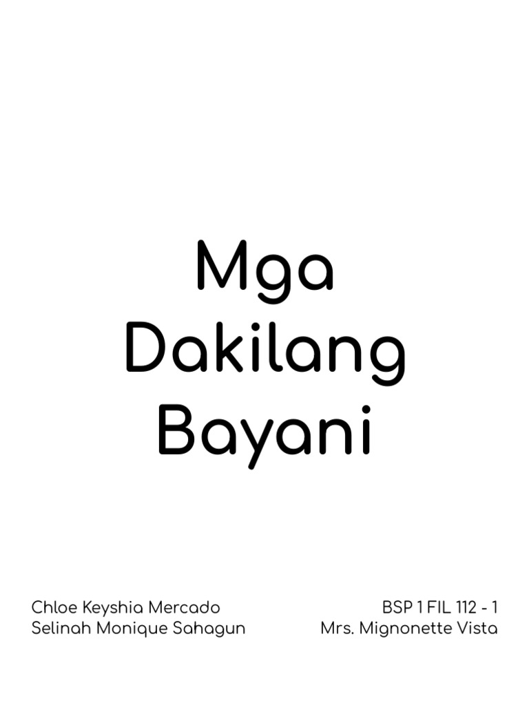 Ang Dakilang Bayani Pdf