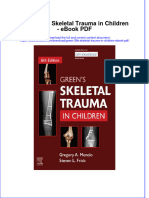 Ebook Green 39S Skeletal Trauma in Children PDF Full Chapter PDF