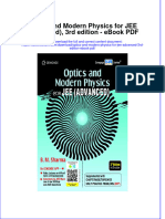Ebook Optics and Modern Physics For Jee Advanced 3Rd Edition PDF Full Chapter PDF