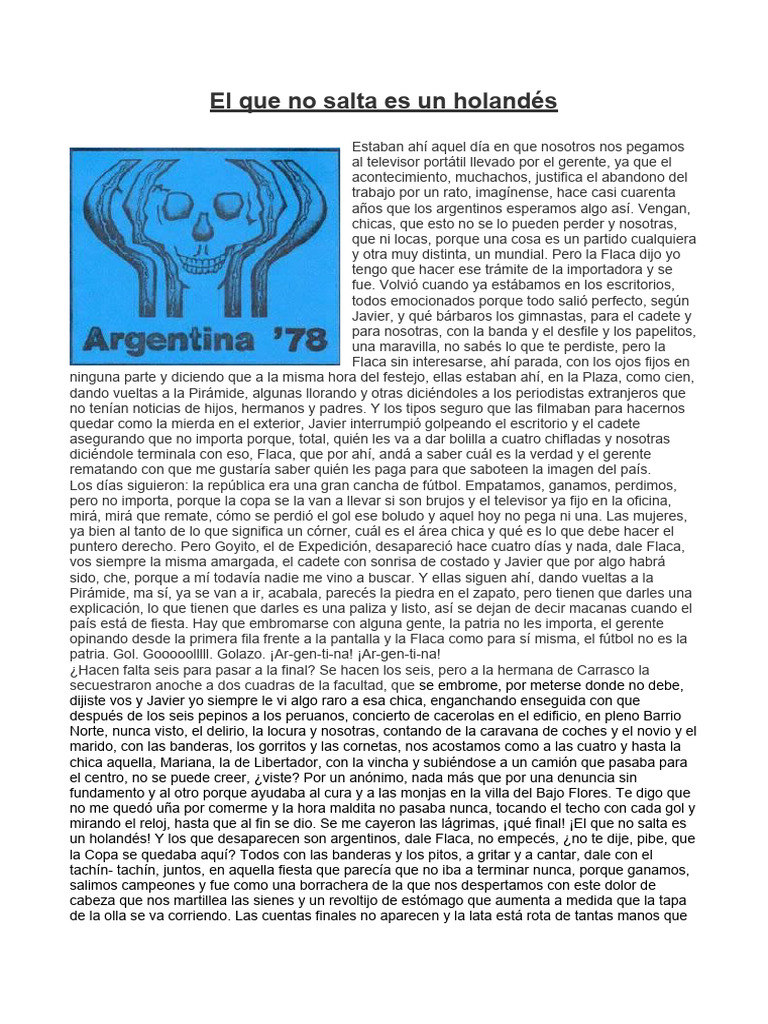 El Que No Salta Es Un Holandes Pdf