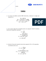 Tarea de Electrostatica