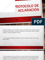 Protocolo de Aclaración