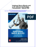 Download ebook Hadzics Peripheral Nerve Blocks And Anatomy For Ultrasound Guided Regional Anesthesia Pdf full chapter pdf