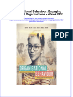 Ebook Organisational Behaviour Engaging People and Organisations PDF Full Chapter PDF