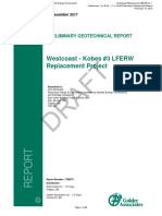 A91260-3 Attachment 1 To IR No. 1.1.a - Draft Preliminary Geotechnical Report (Part 1 of 2) - A6D2Y8