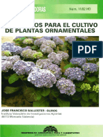 Substratos para el cultivo de plantas ornamentales