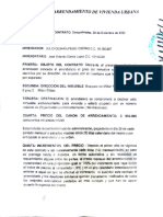 Contrato Arrendamiento Vivienda