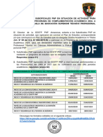 Convocatoria Programa de Complementación Académica 2024