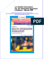 Download ebook Todays Health Information Management An Integrated Approach Third Edition Pdf full chapter pdf