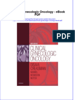 Ebook Clinical Gynecologic Oncology PDF Full Chapter PDF
