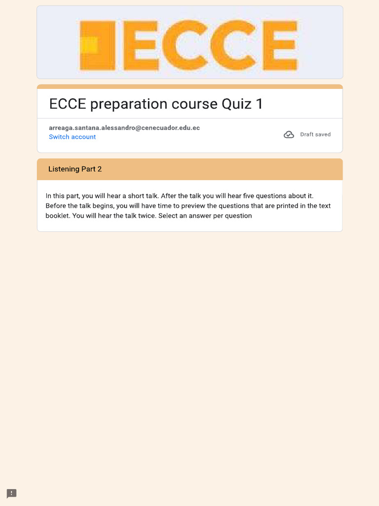 Listening Part 2 Pdf