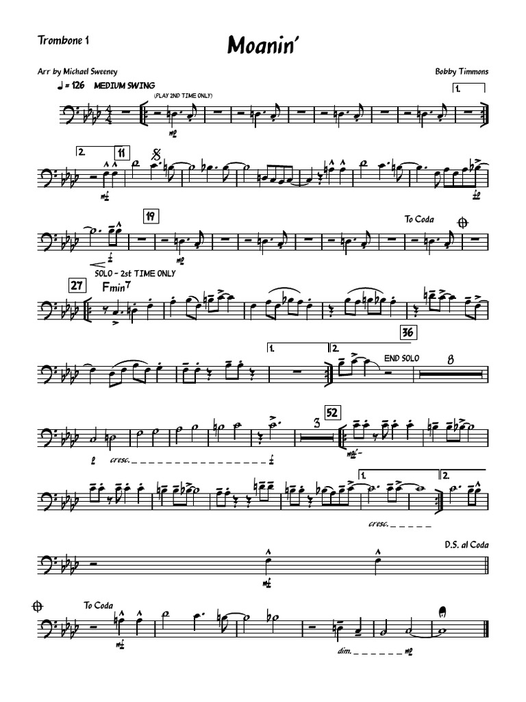Trombone 1 PDF