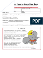 Taller de AUSENCIA PARA GRADO 2. Lectura Critica