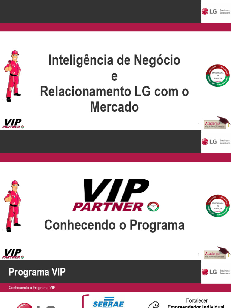 Programa VIP LG para Instaladores | PDF | Business | Inovação
