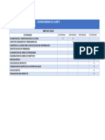 CRONOGRAMA DE GANTT