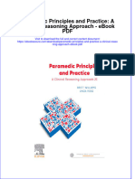 Download ebook Paramedic Principles And Practice A Clinical Reasoning Approach Pdf full chapter pdf