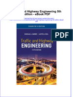 Ebook Traffic and Highway Engineering 5Th Edition PDF Full Chapter PDF