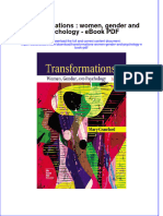 Download ebook Transformations Women Gender And Psychology Pdf full chapter pdf