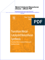 Download ebook Transition Metal Catalyzed Benzofuran Synthesis Pdf full chapter pdf
