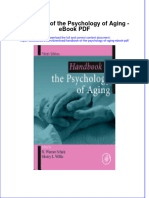 Download ebook Handbook Of The Psychology Of Aging Pdf full chapter pdf
