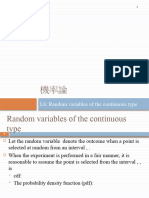 L6-Random Variables of The Continuous Type