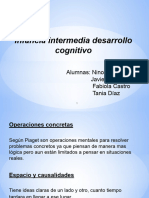 Infancia Intermedia Desarrollo Cognitivo