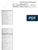 Grading Sheet