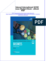 Download ebook Pearson Edexcel International Gcse 9 1 Business Student Book Pdf full chapter pdf