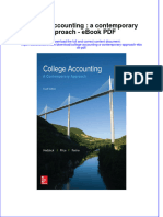Ebook College Accounting A Contemporary Approach PDF Full Chapter PDF
