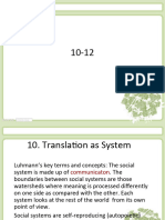 Translation in System (卢曼的理论在翻译中的应用—)