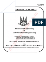 Be Instrumentation Engineering Third Year Te Semester 6 Rev 2019 c Scheme