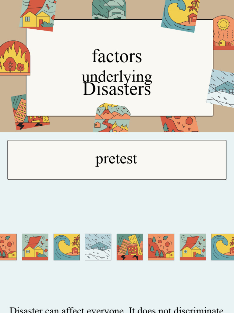 Risk Factors Underlying Disasters | PDF | Hazards | Risk