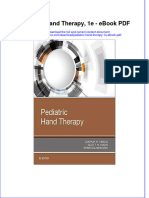 Download ebook Pediatric Hand Therapy 1E Pdf full chapter pdf