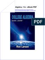 Download ebook College Algebra 11E Pdf full chapter pdf
