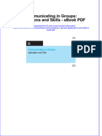 Download ebook Communicating In Groups Applications And Skills Pdf full chapter pdf