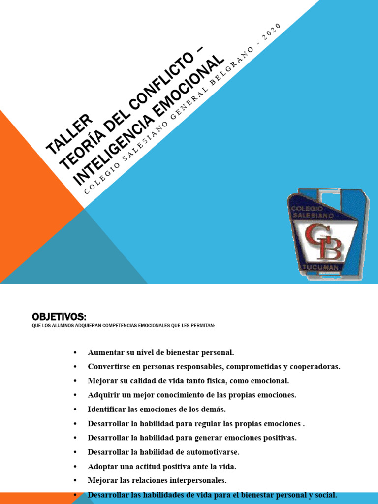 Elementos y Resolución de Conflictos | PDF | Conflicto (proceso) | Las ...