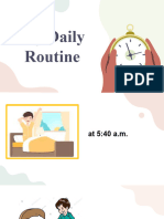 Daily Routine and Time Expressions - Spanish - Foreign Language - 6th Grade by Slidesgo