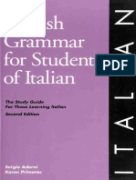 English Grammar For Students of Italian - The Study Guide For Those Learning Italian