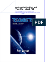 Download ebook Trigonometry With Calcchat And Calcview 11E Pdf full chapter pdf