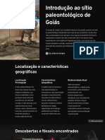 Introdução Ao Sítio Paleontológico de Goiás: by Otavio Borges