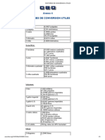 Factores de Conversion Utiles