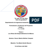 Tarea 3. Los Retos Del Emprendimiento en Mexico